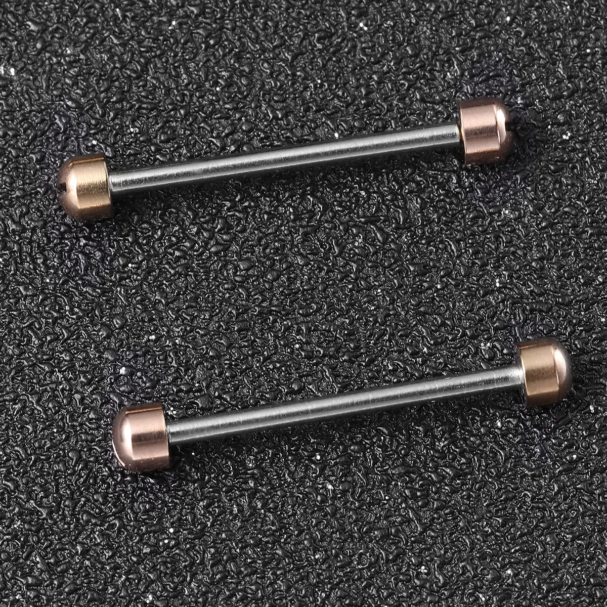 2Pcs Watch Screw Rods Link Tube for Watch Band Clasp Repair 16Mm Id Steel Color Easy Install Watchmaker Essential Tool