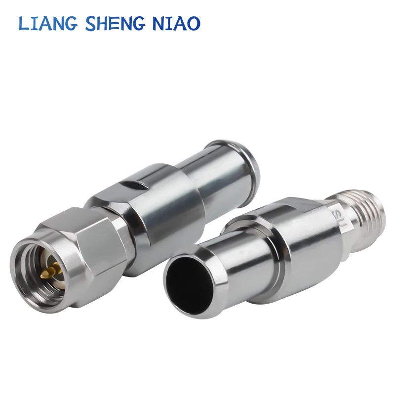 1Pcs 2.92-J/VNet MM Male Female Millimeter Wave Stainless Steel Adapter 40GHz Test Head Network Distribution Adapter