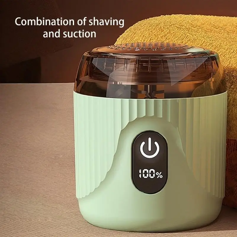 D0AB Rechargeable Clothing Depiller Digital Display ABS Construction Efficient Lint Collection System