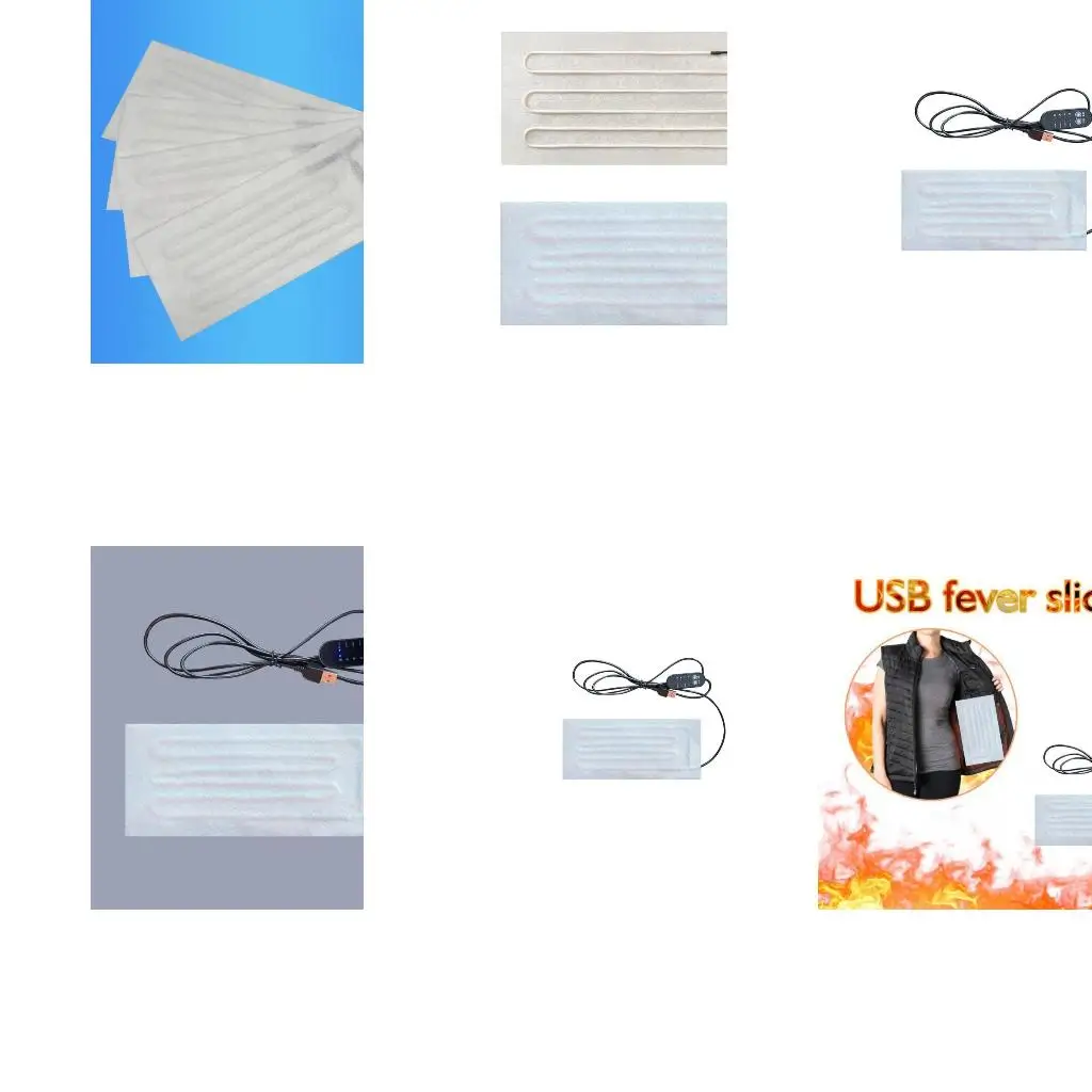  USB Heating Film Electric Winter Heat Mat 5V Heating Pad Hand Warmer Accessories