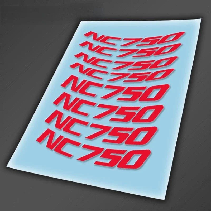 Trend motorcycle outer edge waterproof car Accessories sticker decoration decals for  NC750 nc 750 logo stickers