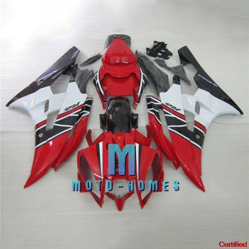 YZFR6 2006 2007 Injection Fairings Set for YAMAHA YZF R6 06 07 Motorcycle Accessories Rebuild Bike ABS Plastic Parts Red New