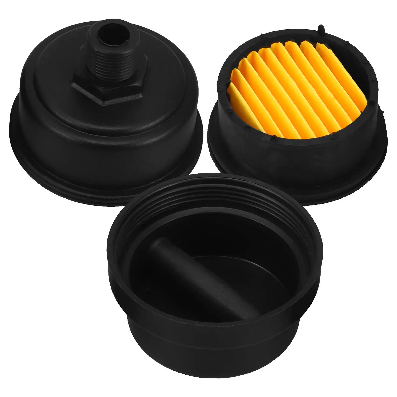 

Air Compressor Filter 16Mm Thread Plastic Intake Filter Sound Muffler Noise for Piston Compressor Exhaust Port Parts