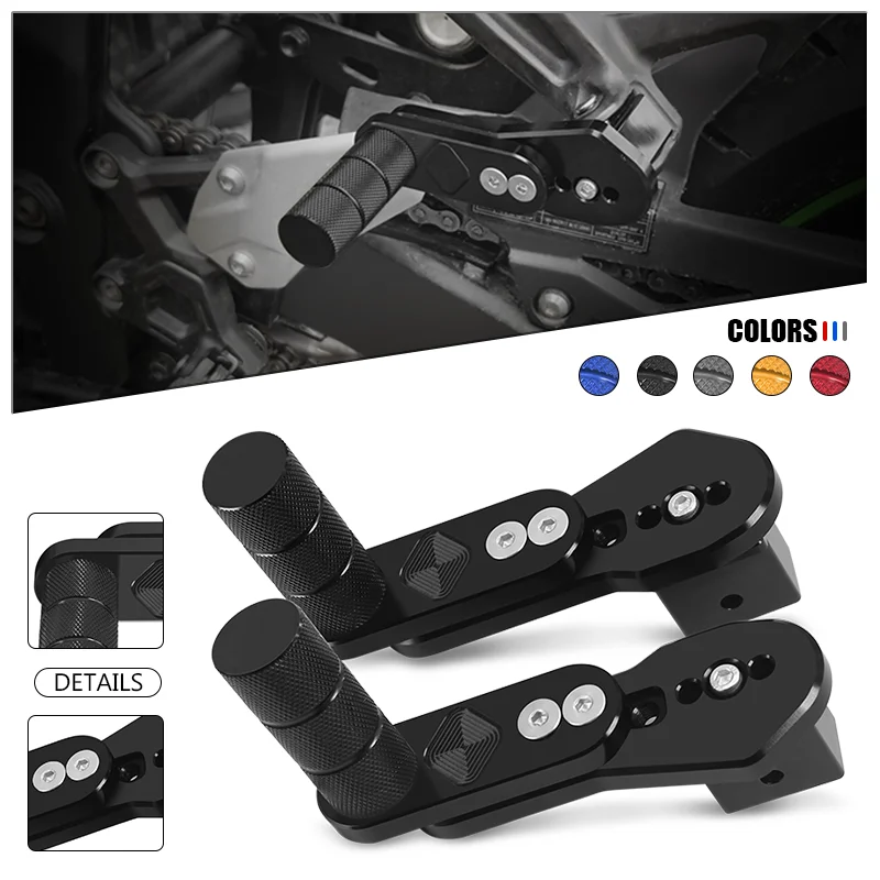 

Moto Multi-angle Telescopic Foot Pegs Footrests Adjustable Rear Footpegs Pedals For ZX-6R ZX-10R ZX10RR ABS SE ER-6F ER-6N ZX636