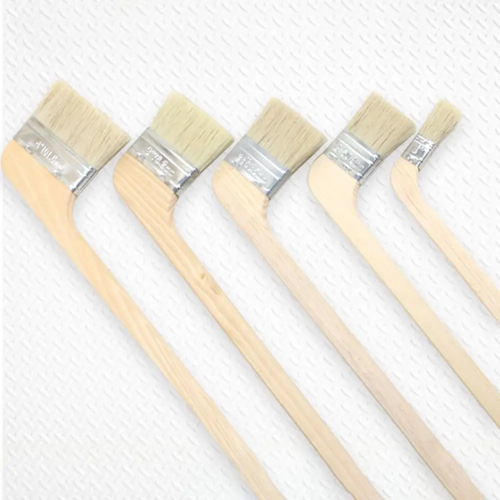 

Long Handle Elbow Universal Bristle Brush Cleaning Tool Wall Painting Wood Handle Brush Handle Wooden Brush Cleaning