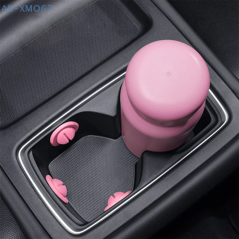 Car Water Cup Limiter Self-adhesive Cup Holder Insert Small Footprint Good Shock Absorption For Bottle Car Interior Accessories