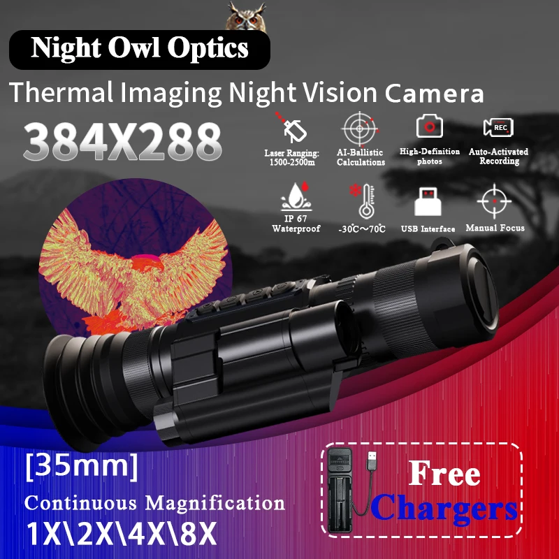 High quality HD night vision scope monocular digital optics telescope thermal in China top factory