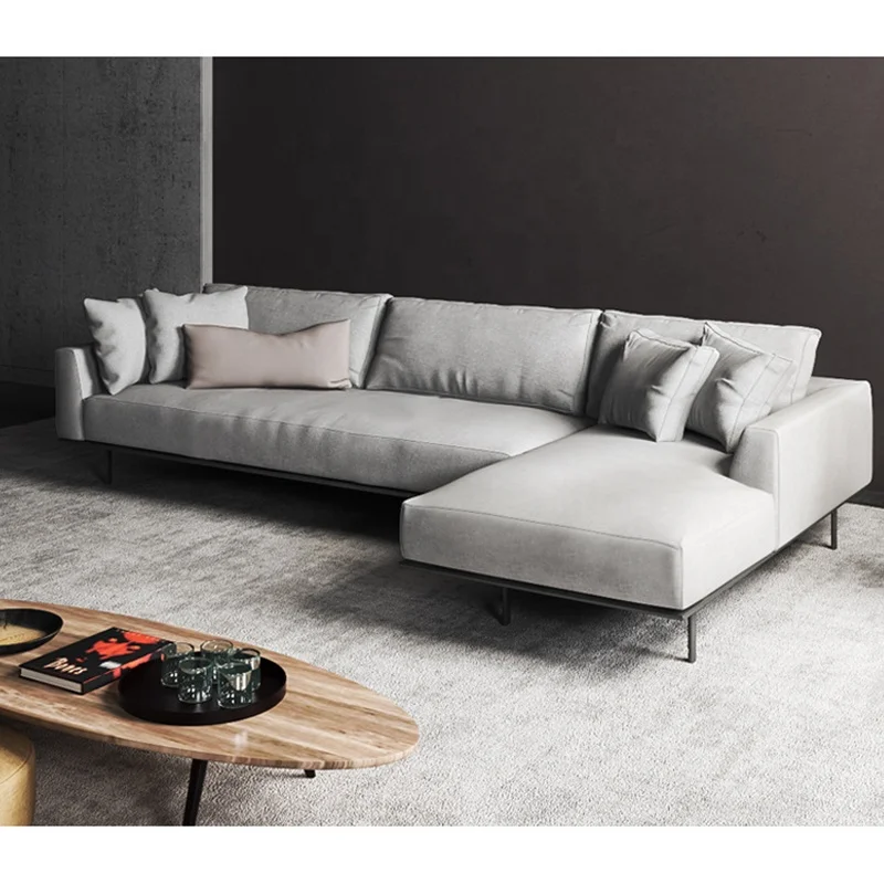 For 21XJSB037 Living Room Furniture Sofas Fabric Covers Sofa Sectional L Shaped Sofa Set for Home Office / Villa