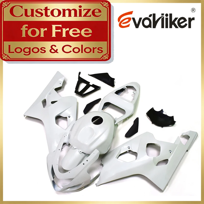 ABS Plastic Motorcycle Fairing kit For Suzuki GSXR600 2004 2005 white GSXR750 04 05 K4 Injection Molded Bodywork Custom Pattern