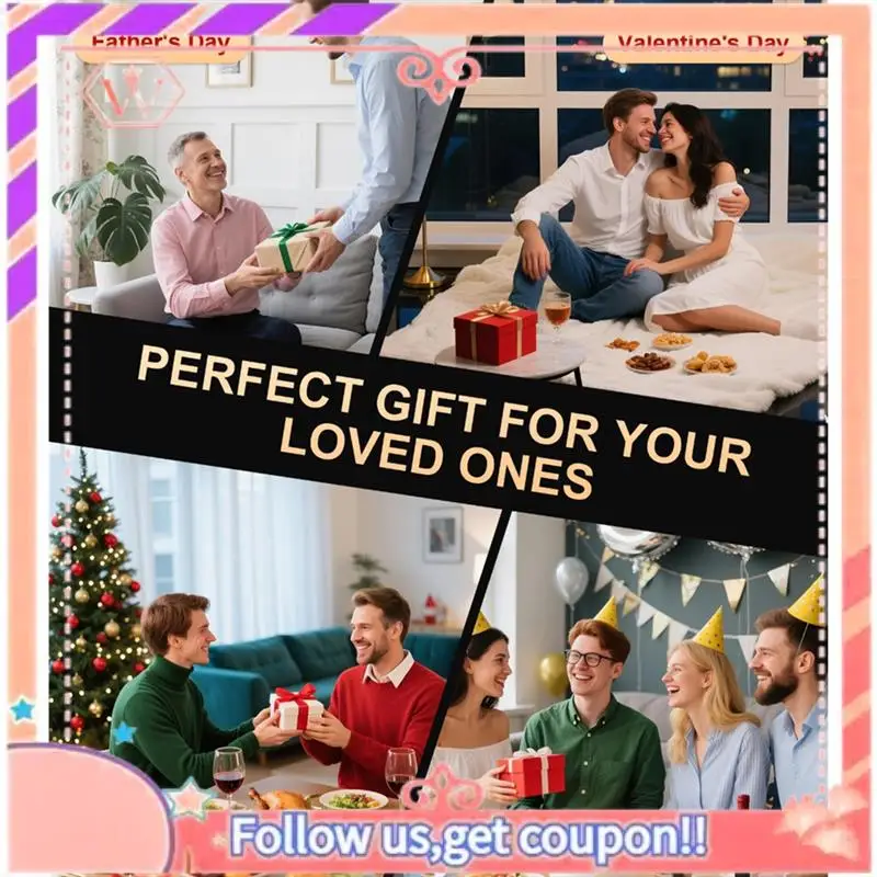 

AT84-Bourbon Smoker Kit For Men, For Women, Husband-Electric Whiskey Smoker Upgrade 6 Wood Chips, Cocktail Smoker Accessories