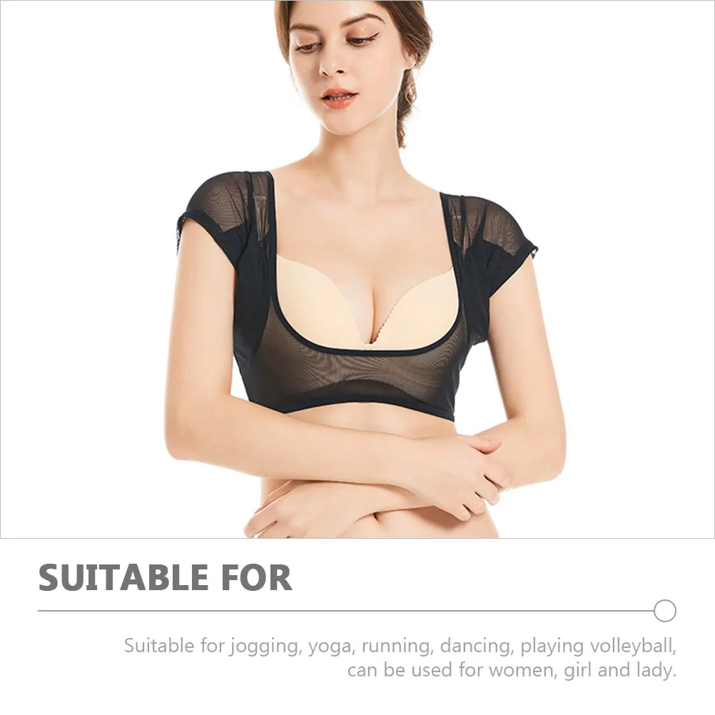

Anti Sweat Vest Women Sweat Proof Vest For Lady Armpit Sweat-proof Summer Undershirts for Nylon Mesh Breathable Ladies Girl