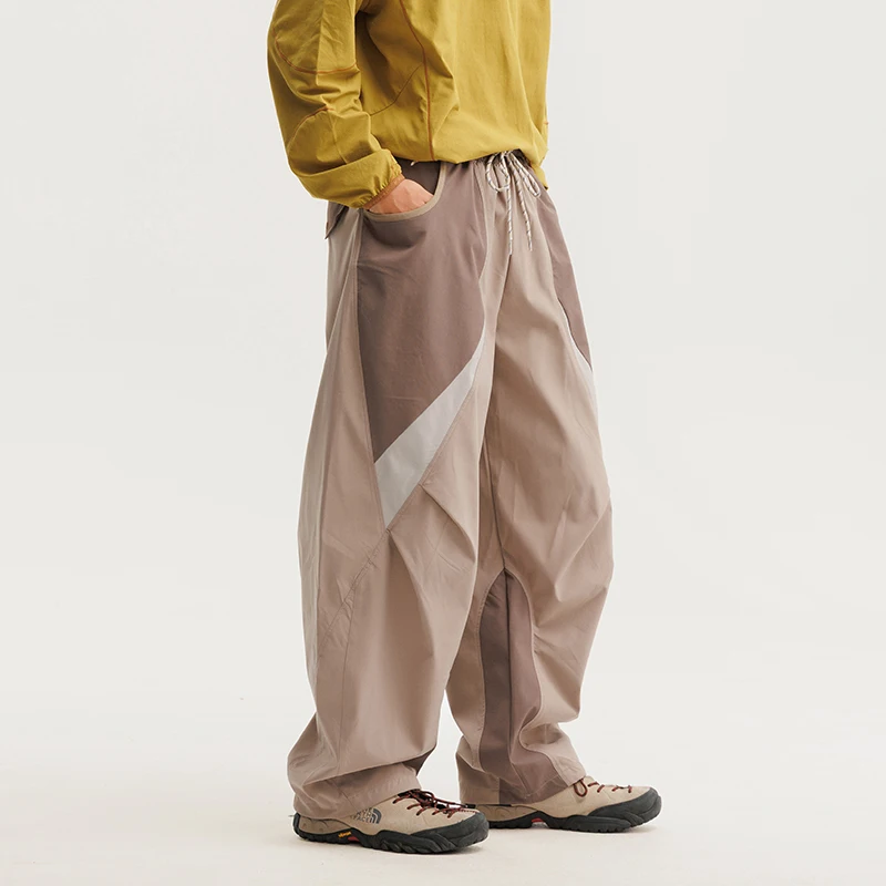 

Универсальные брюки для десантника Maillard, модные свободные широкие брюки унисекс, прямые длинные брюки с микро Scimitar, осенние уличные брюки