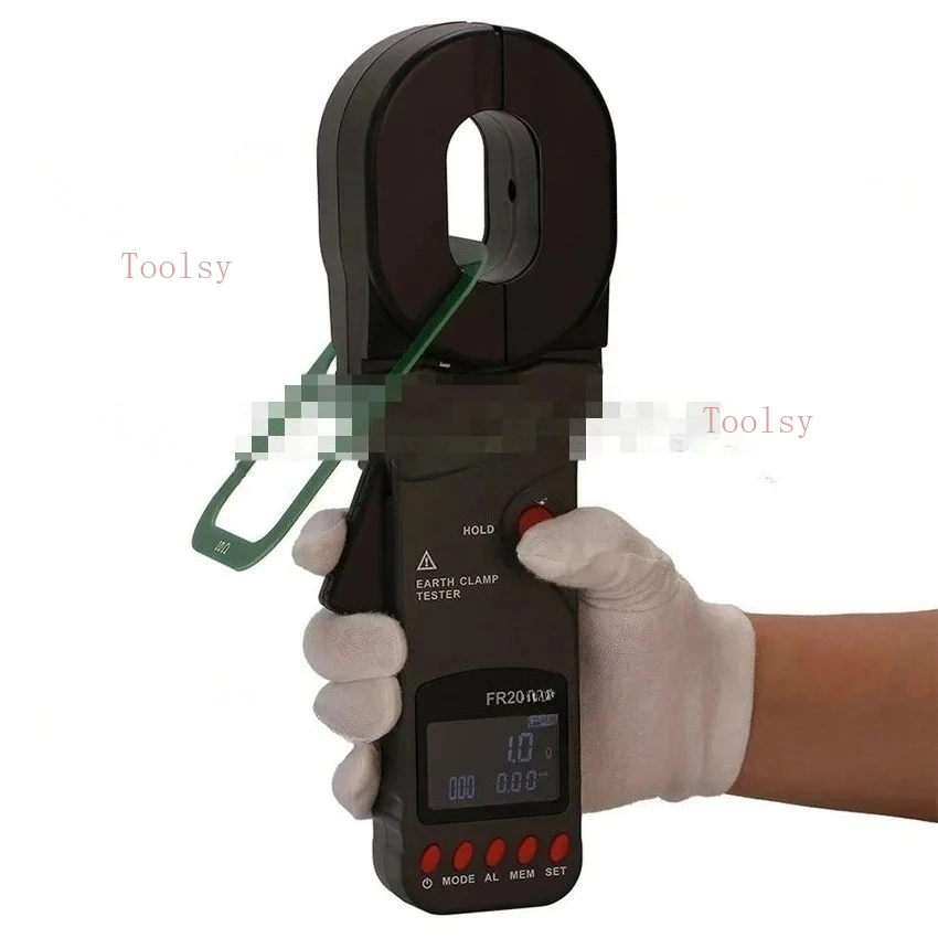 FR2000A المشبك التأريض اختبار المقاومة البرق حماية المقاومة المشبك متر حلقة التأريض المقاومة واقية من الانفجار #3