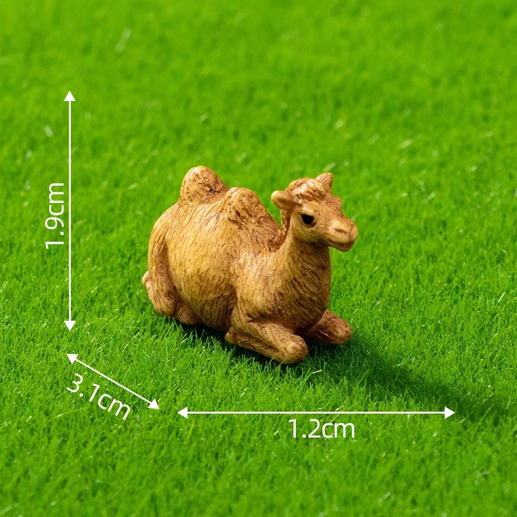 Fairy Garden Figurine Hand-Painted Diy Diorama Accessory Animal Miniature Figurine Decorative Character Figurine For Fairy Diy