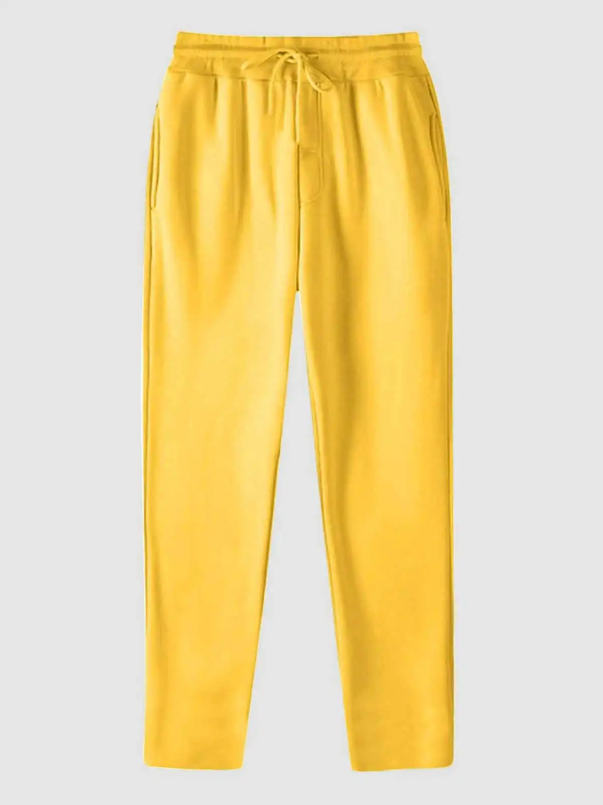 Pantaloni slim fit sportivi casual da donna in puro colore Street Sle l Pantaloni lunghi in vita stampati estivi sottili regolari