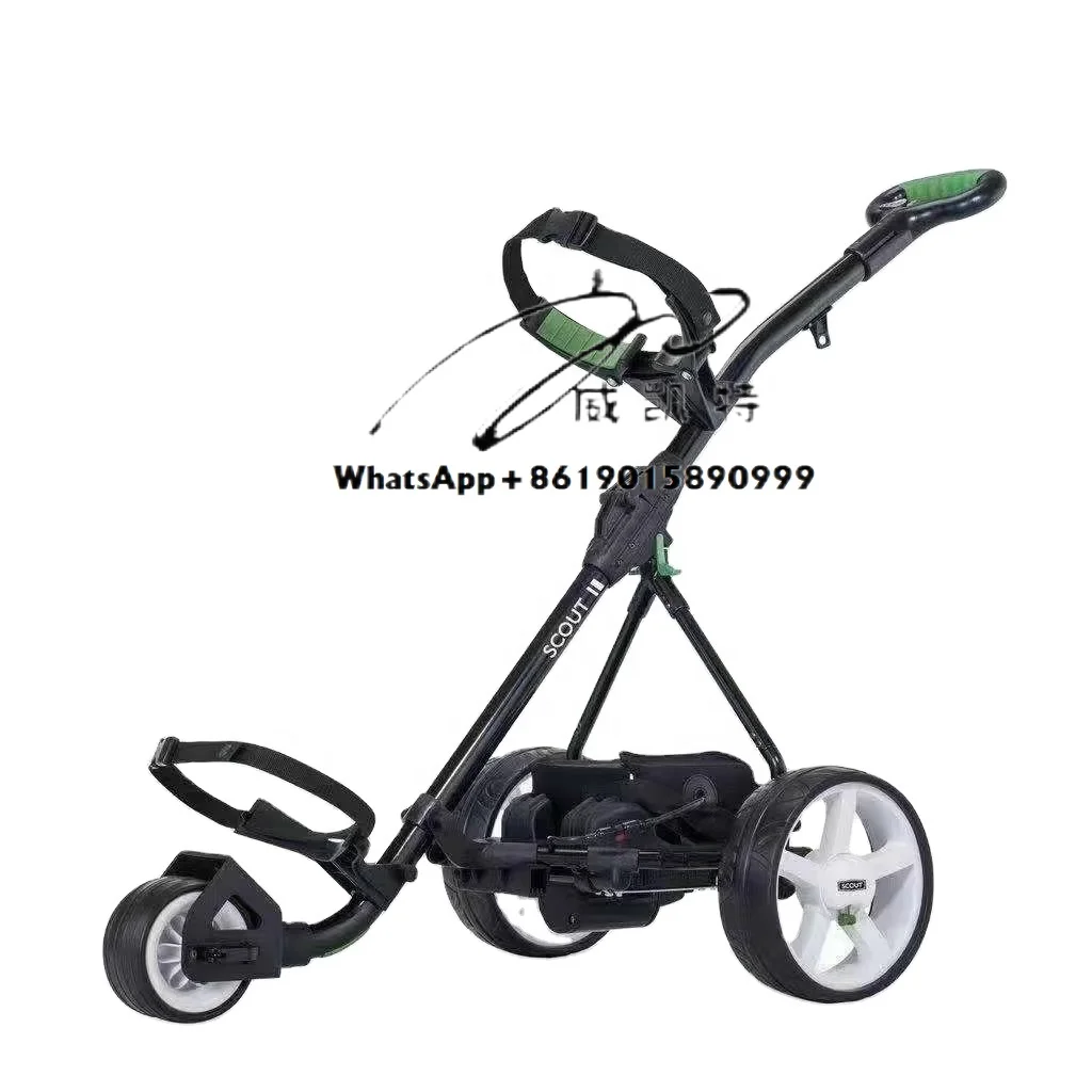 Electric Golf Trolley New Design Foldable Signature Range Cart Push Function