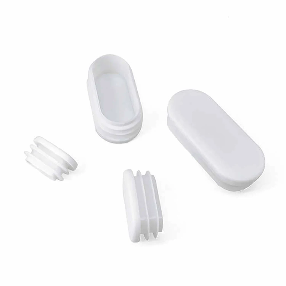 10mm-80mm Oval Oblong Plastic Tubes End Caps Bungs Blanking Plugs Pipe Inserts Table Feet Chair Dust Cover Furniture Accessories image 3