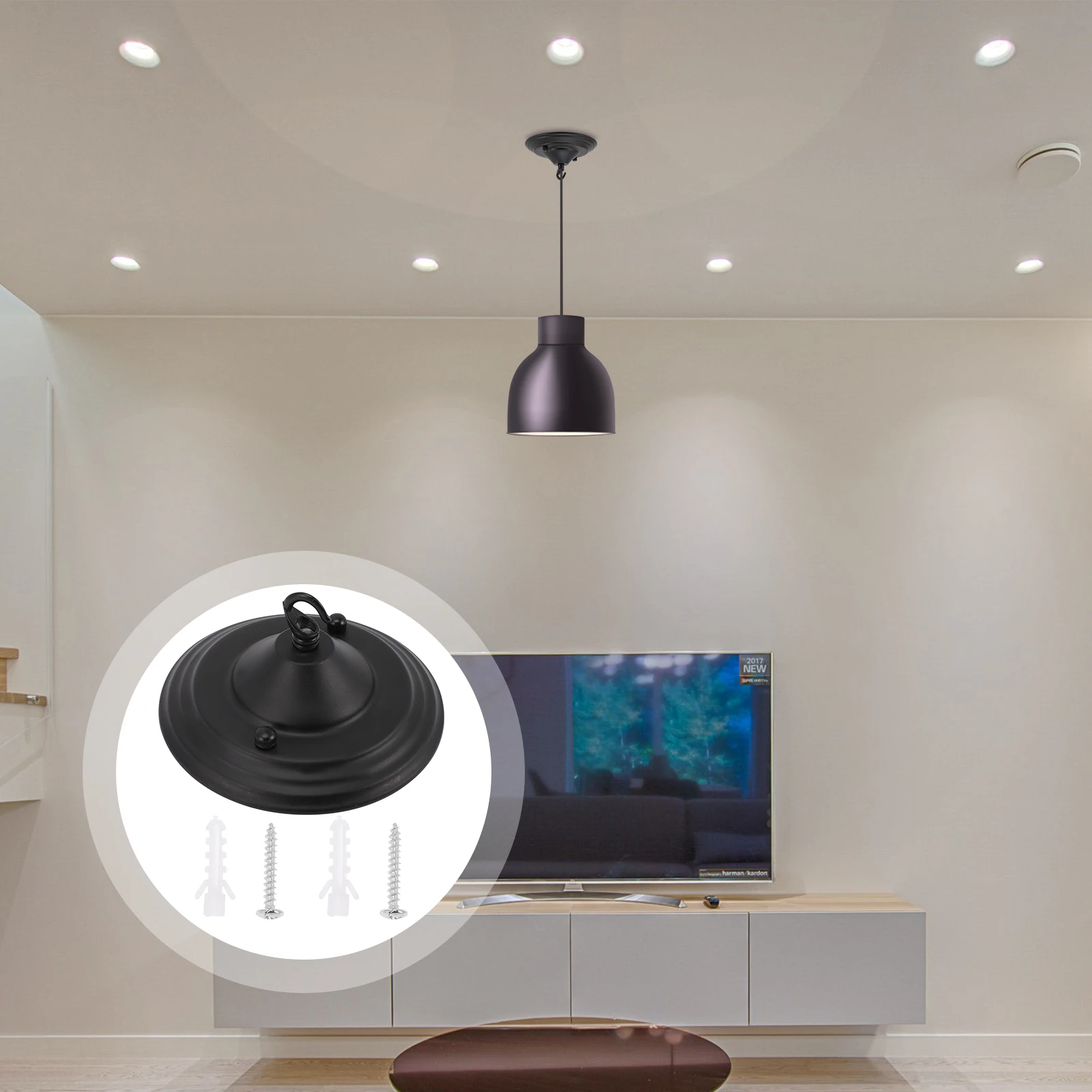 

Ceiling Light Accessories Chandelier Plafond Fan Fixture Plate Mounting Cover Vintage Modern Room Hanging Lamp Canopy Kit Strong