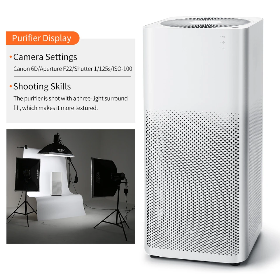 Godox 400Ws 2x 200Ws Strobe Studio Flash Light Kit with AT-04 Trigger + 50x70cm Softbox + 190cm Light Stand with Reflector