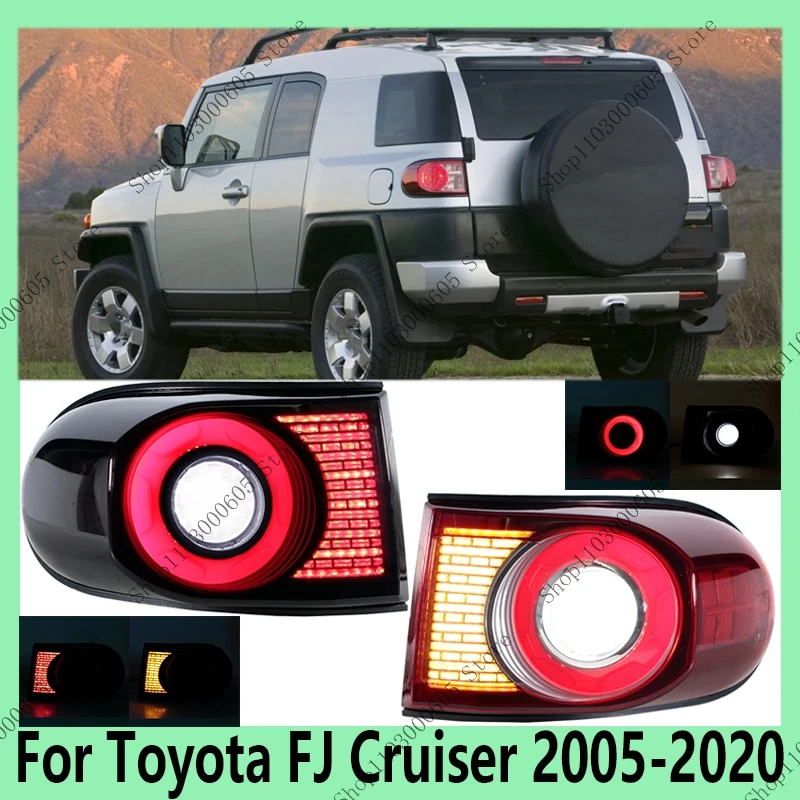 

For Toyota FJ Cruiser 2005-2020 Auto Parts Rear Bumper Tail Light Assembly Turn Signal Brake Warning Light Drive Light