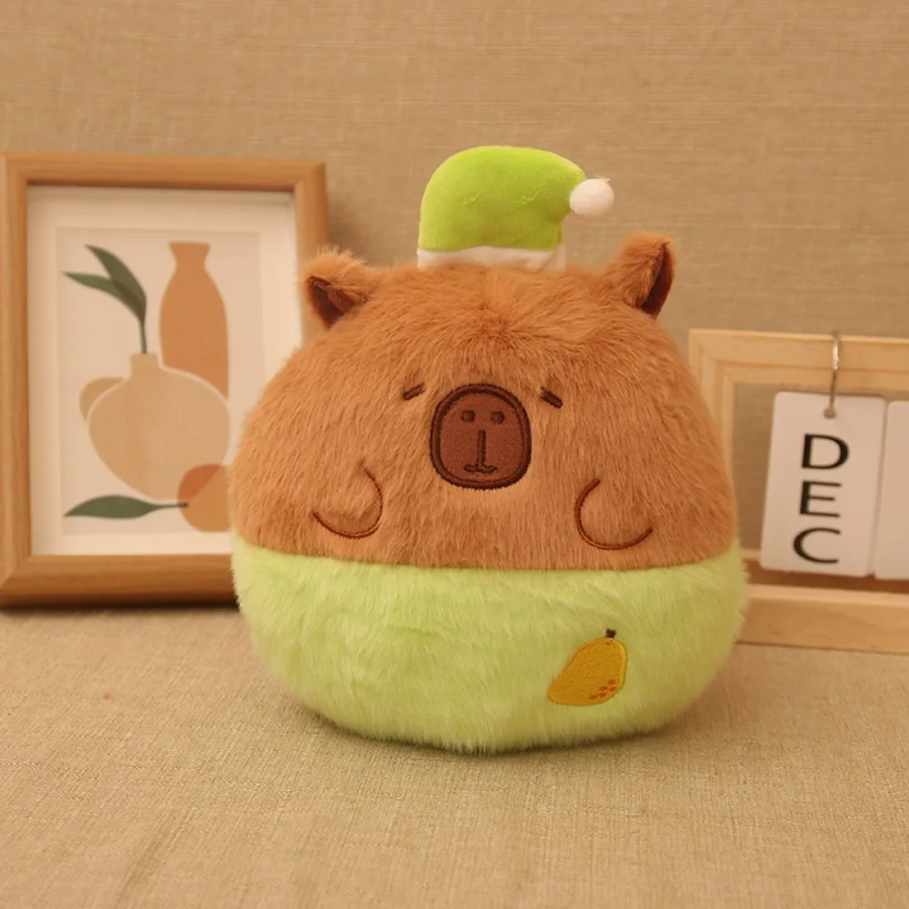 Kawaii Dress Up Capybara Peluche Bambola Pigiama Cartoon Capybara Peluche Fluffy Soft Capibara Fluffy Doll Regalo di compleanno