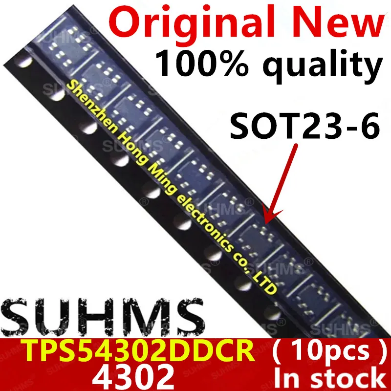 

(10piece)100% New TPS54302DDCR TPS54302 54302 4302 sot23-6