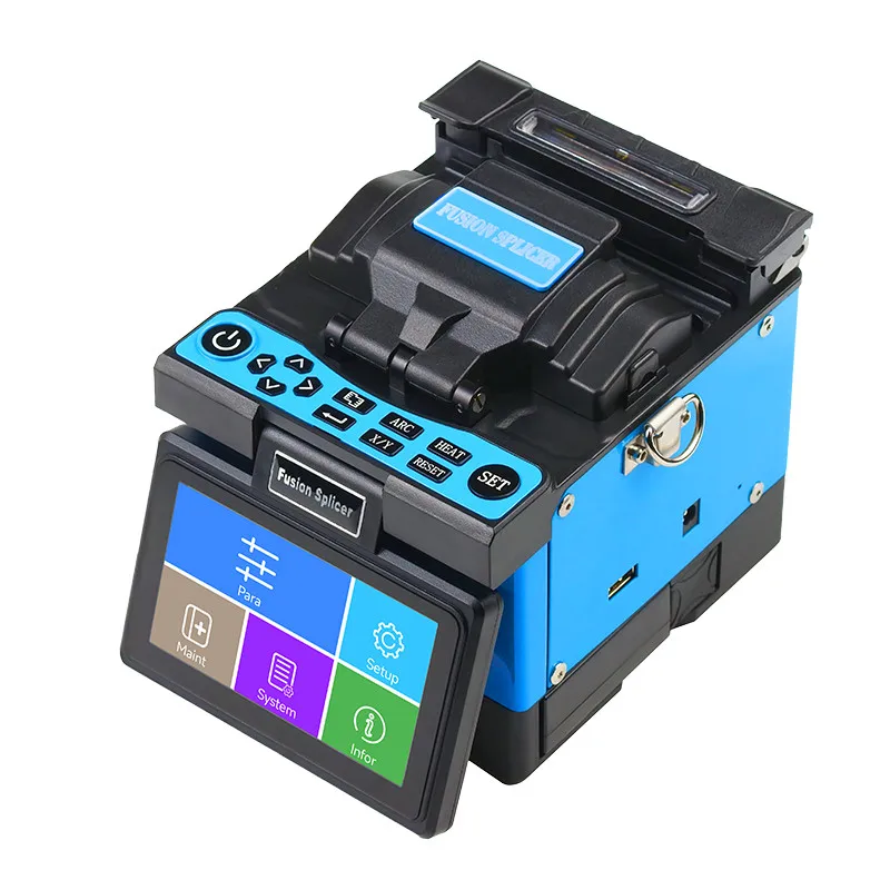 Joinwit JW4108H Fiber Fusion Splicer FTTH Fiber Optic Splicing Machine 4 Motors 7S Splicing 15S Heating Automatic splice machine