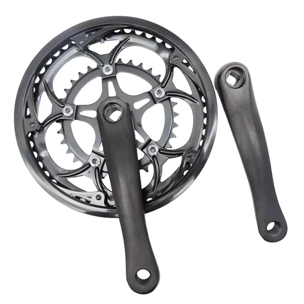 

Велосипедная шатунная звездочка 50/34T 8-10 скоростей 165 мм из алюминиевого сплава с квадратным отверстием для дорожного велосипеда, аксессуары для велоспорта