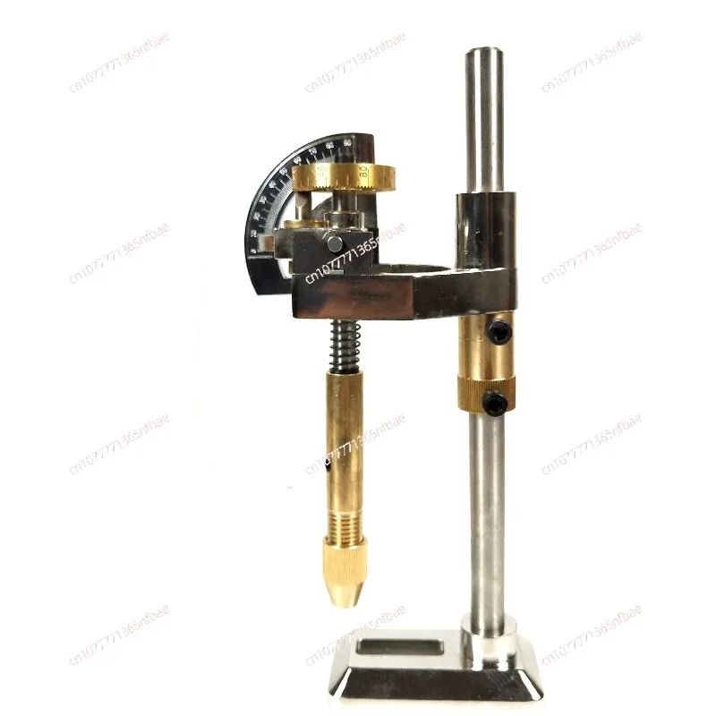 Gem grinding and planing machine, gem polishing machine, mechanical arm, digital display arm