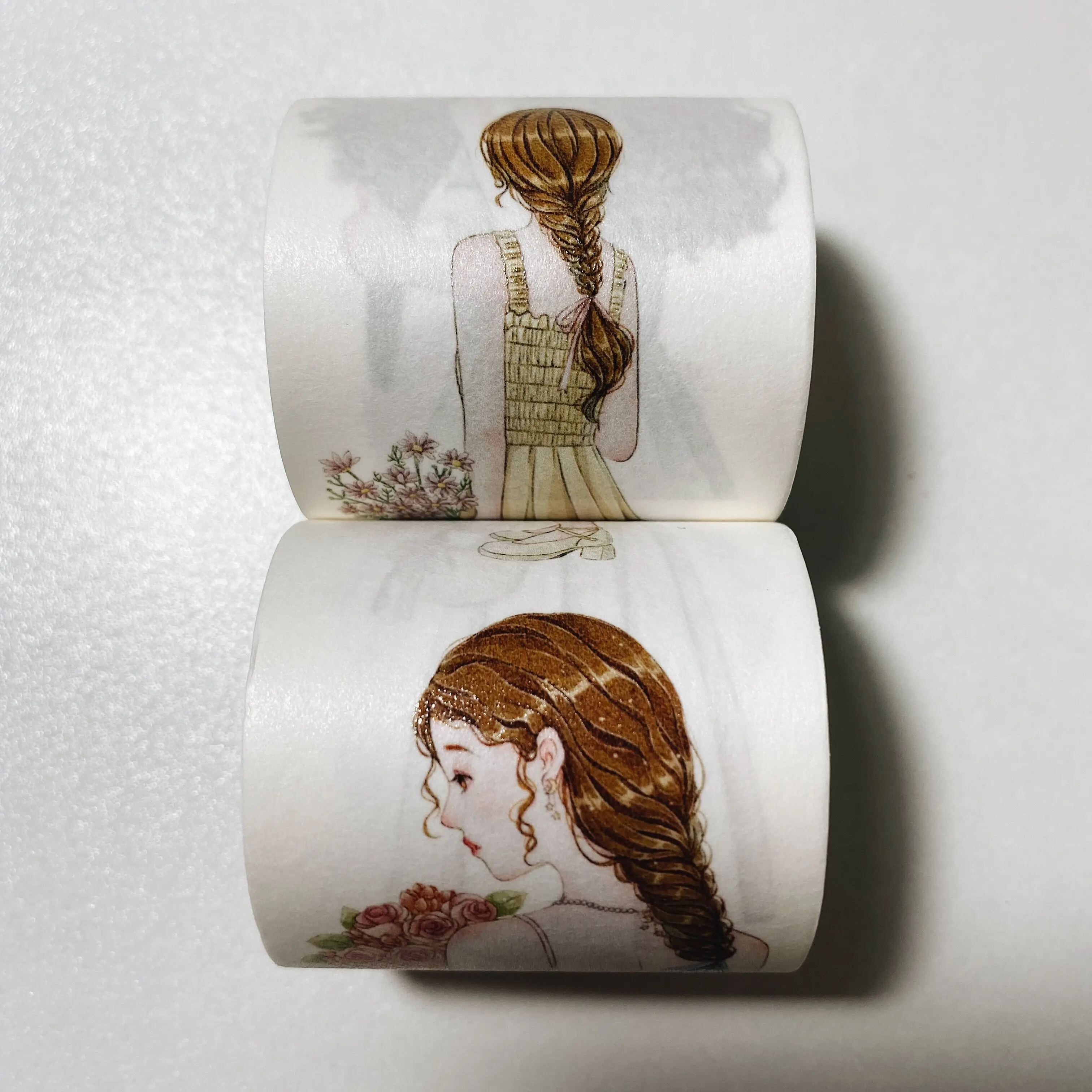 5.22 Nieuwe Bloem En Meisje Washi Pet Tape