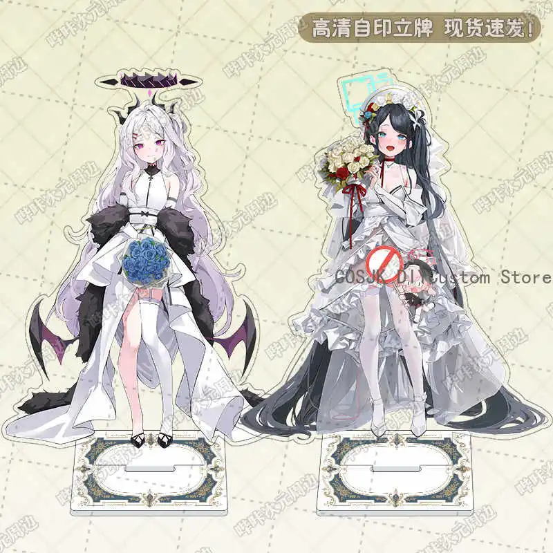 

Синий архив Sorasaki Hina Tsukatsuki Rio Hayase Yuuka, игра, аниме-фигурка, акриловая подставка, модель, тарелка, декор для стола, стоячий знак, подарок