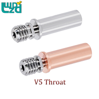 Top Quality V5 Bi-Metal Heatbreak V5 Throat Titanium Alloy Copper Throats For ANYCUBIC Mega Vyper Chiron Hotend Extruder