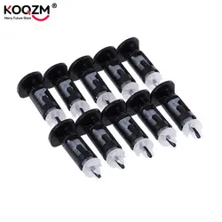 10Pcs Hot 775 CPU heatsink mount pin 10cm plastic push screw cooling fan mounting clip
