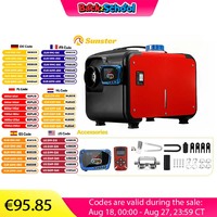 12V Diesel Air Heater Portable All In One Car Parking Heater LCD Remote Control For Car Truck Car RV rent campervan  truck