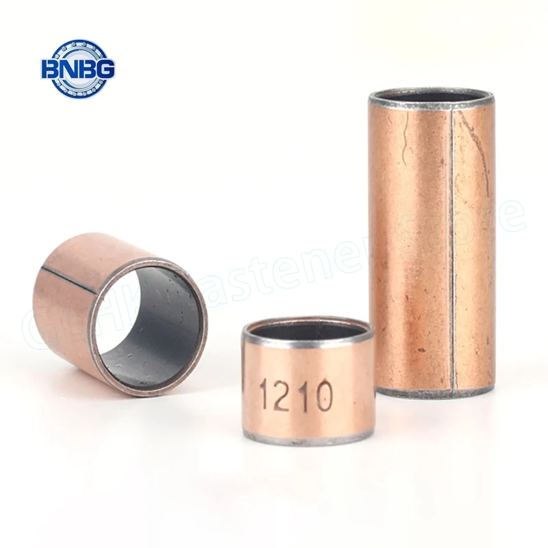 ضياء داخلي 10 11 12 13 14 15 مللي متر SF-1 خالية من الزيت ذاتية التشحيم مركب تحمل البطانات البرونزية ضياء خارجي 12 - 17 مللي متر