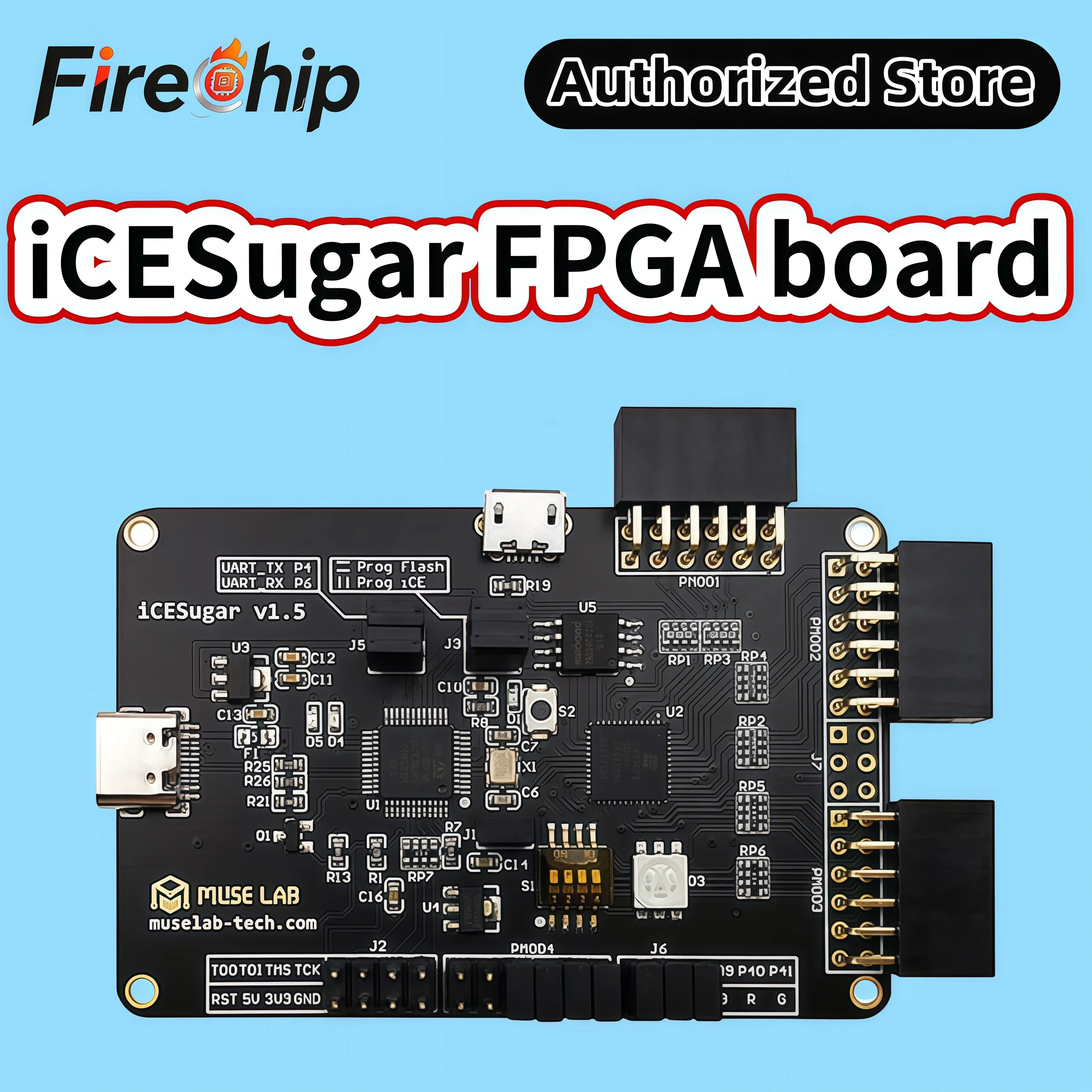 firechip-icesugar-fpga開発ボード-オープンソース-risc-v-ice40up5k-icebreaker