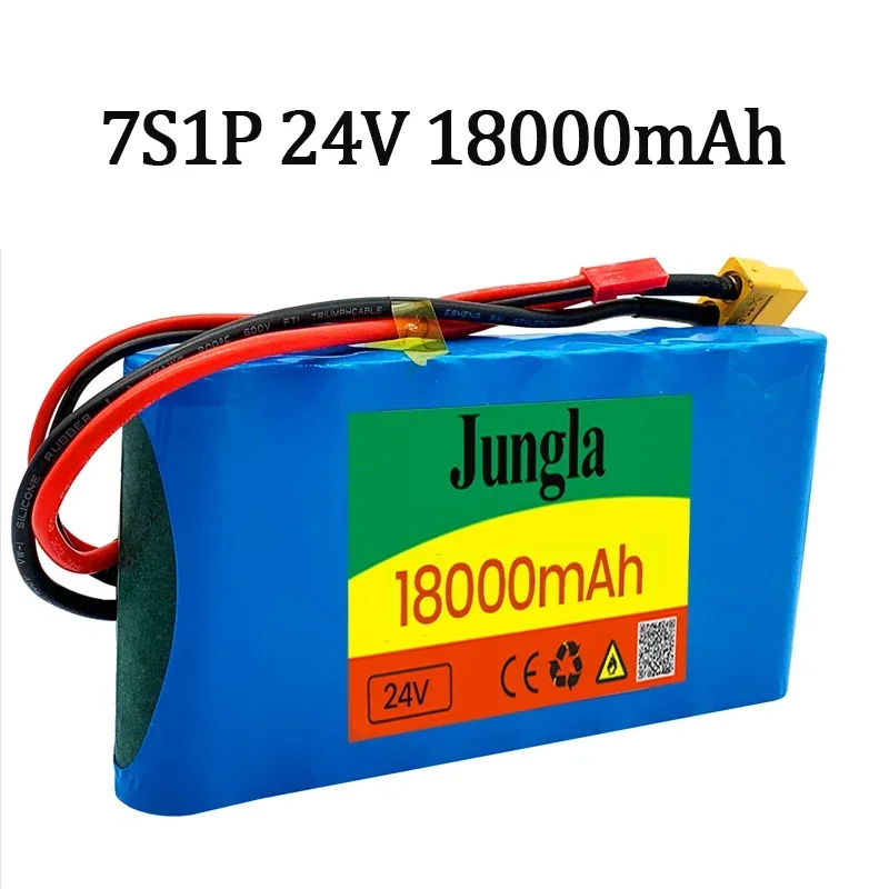 New 7s1p 24V 18000mah Lithium Ion Battery Pack Is Suitable for The Sale of Scooters, Toys and Bicycles with Built-in BMS+charger