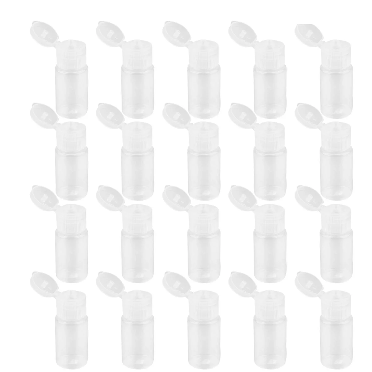 20 garrafas recarregáveis compactas dos pces 10ml para viagens e uso ao ar livre portátil maquiagem e cuidados com a pele dispensador de água eco-amigável