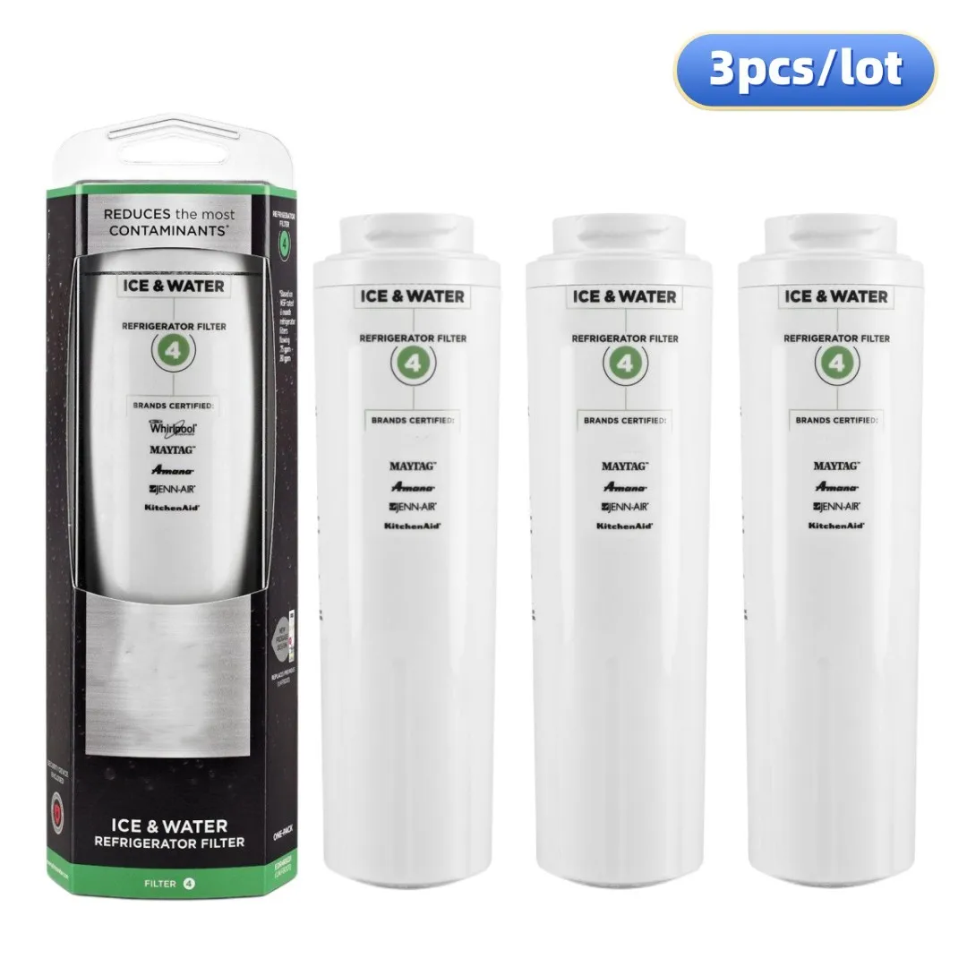 

3PCS Refrigerator Water Filter For EDR4RXD1 4396395,UKF8001,46 9005,Filter 4