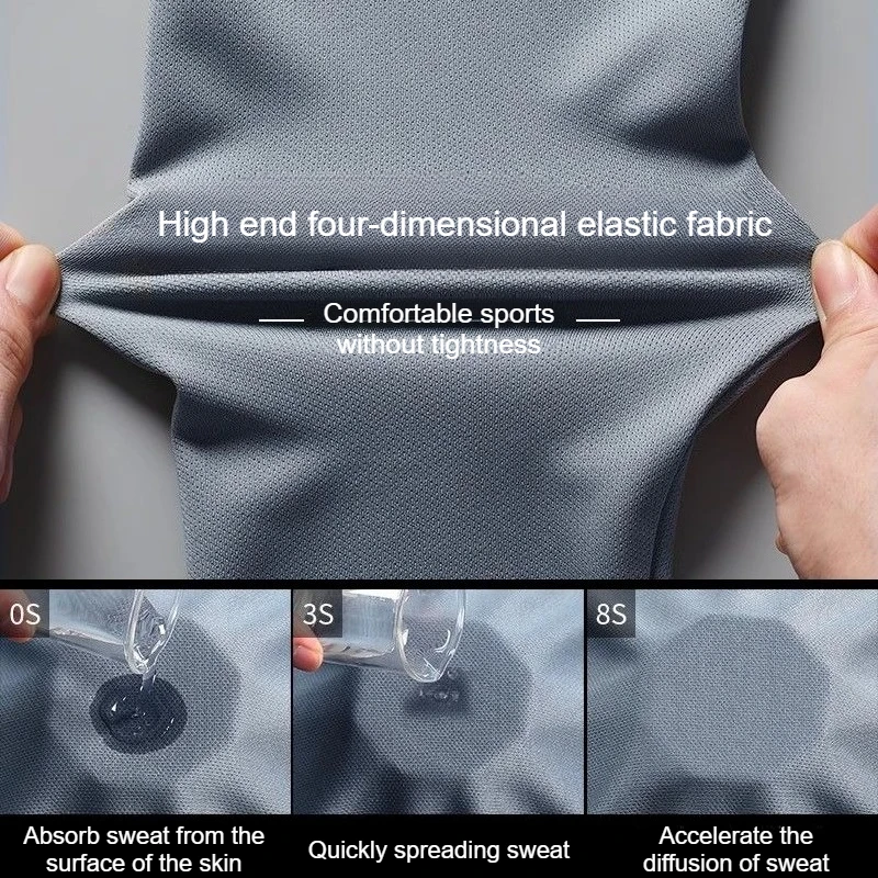 Men's Versatile Sportswear Set: Athletic Shirts for Running, Training, Morning Runs & Outdoor Fitness