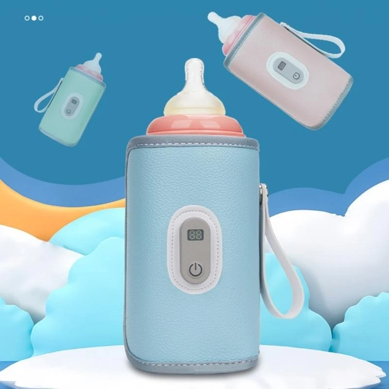 

USB-подогреватель для молока и воды, изолированная сумка для дорожной коляски, подогреватель для бутылочек для кормления, портативный подогреватель для кормления бутылочек с контролем температуры