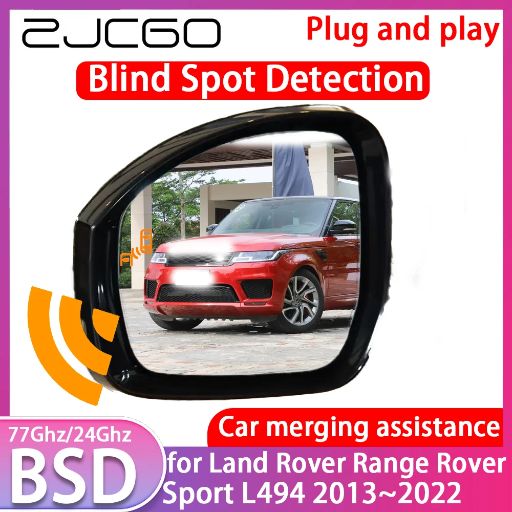 

ZJCGO for Land Rover Range Rover Sport L494 Blind Spot Detection Car BSD BSA BSM System Driving Warning Radar Alert Mirror