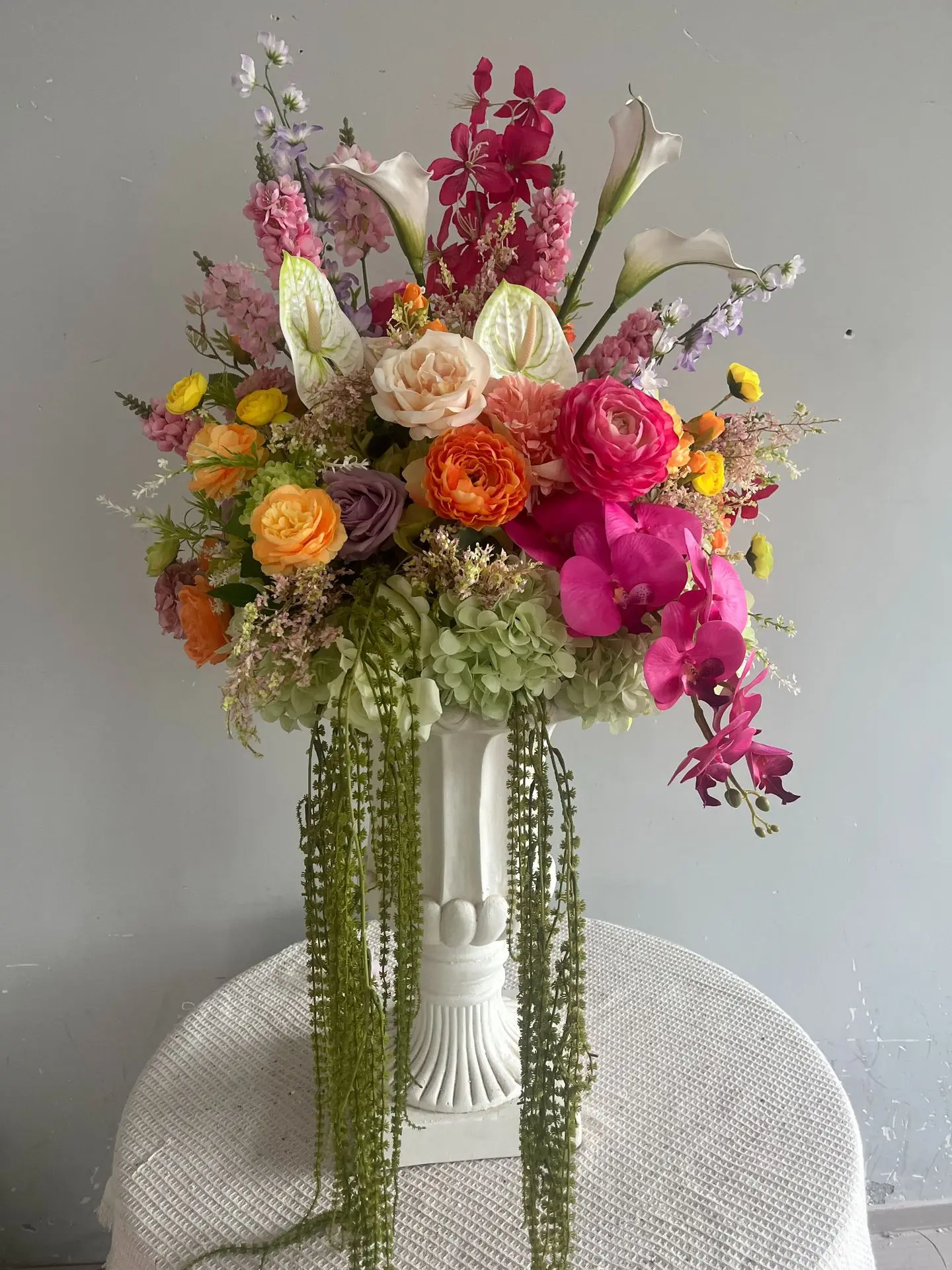 Großhandel Künstliche Blumenkugel Vintage Verwelkte Rose Braut-Handstrauß Seidenblumen Hochzeit Verlobung Event Tischdekoration – Detail 3