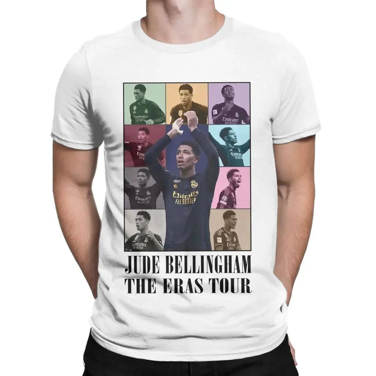 Summer Men Women\'s Jude Bellingham The Eras Tour 2024 Shirt Outfit Sports Cotton Tops T-shirt Streetwear Tee Shirt