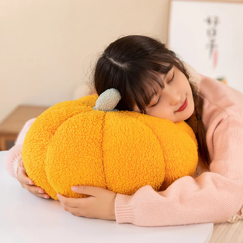 Kürbis Plüsch Kissen Weiche Pflanze Halloween Tag Party Dekor Grün Blau Rosa Gelb Sitzkissen Innen Boden Dekoration Geschenk