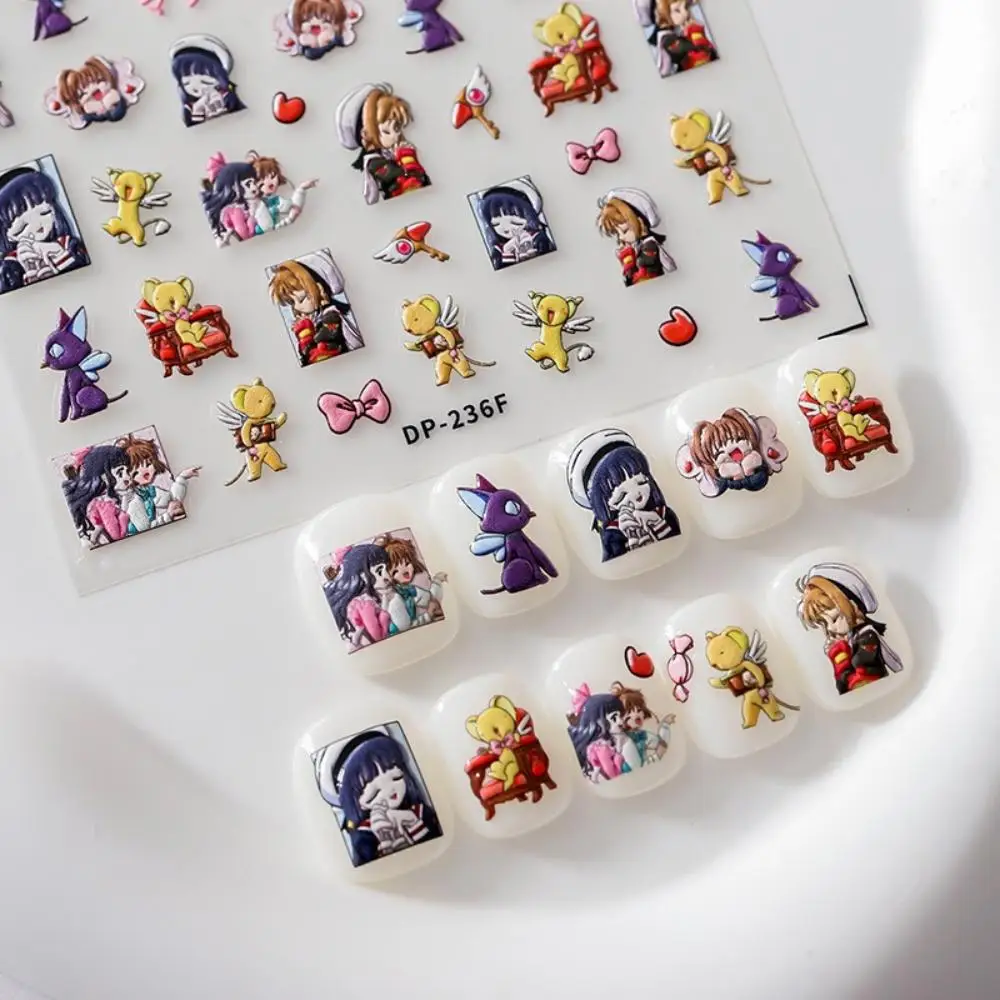 1 Stück Neue 5D Sailor Moon Nagelaufkleber Tsukino Usagi Luna Selbstklebende Nagelkunst-Accessoires Kawaii Mizuno Ami Nagelteile – Detail 13
