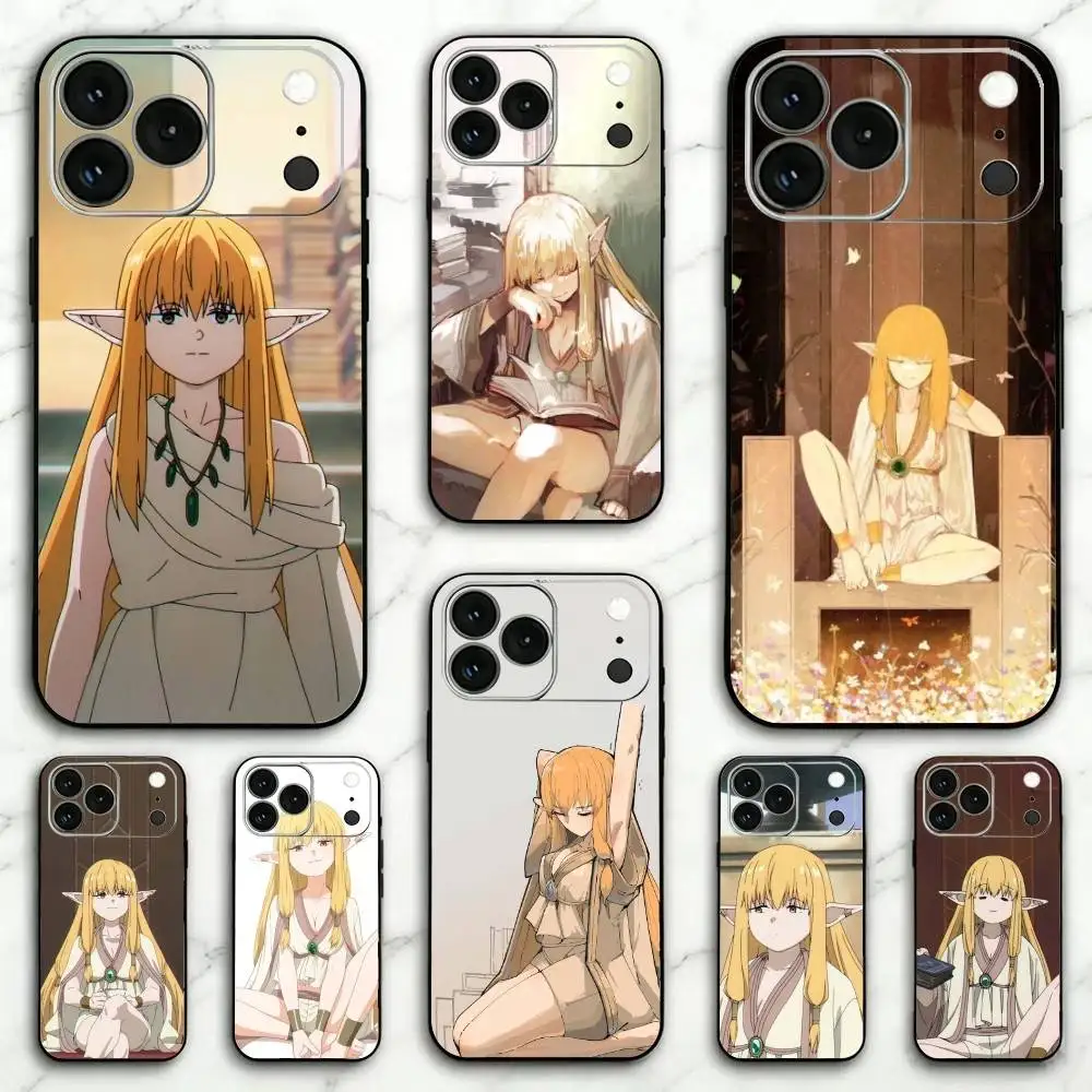

S Sousou no F Frieren Serie Phone Case For iPhone 17, 16,15,14,13,12,11 Plus,Pro Max, Others Soft Black Cover