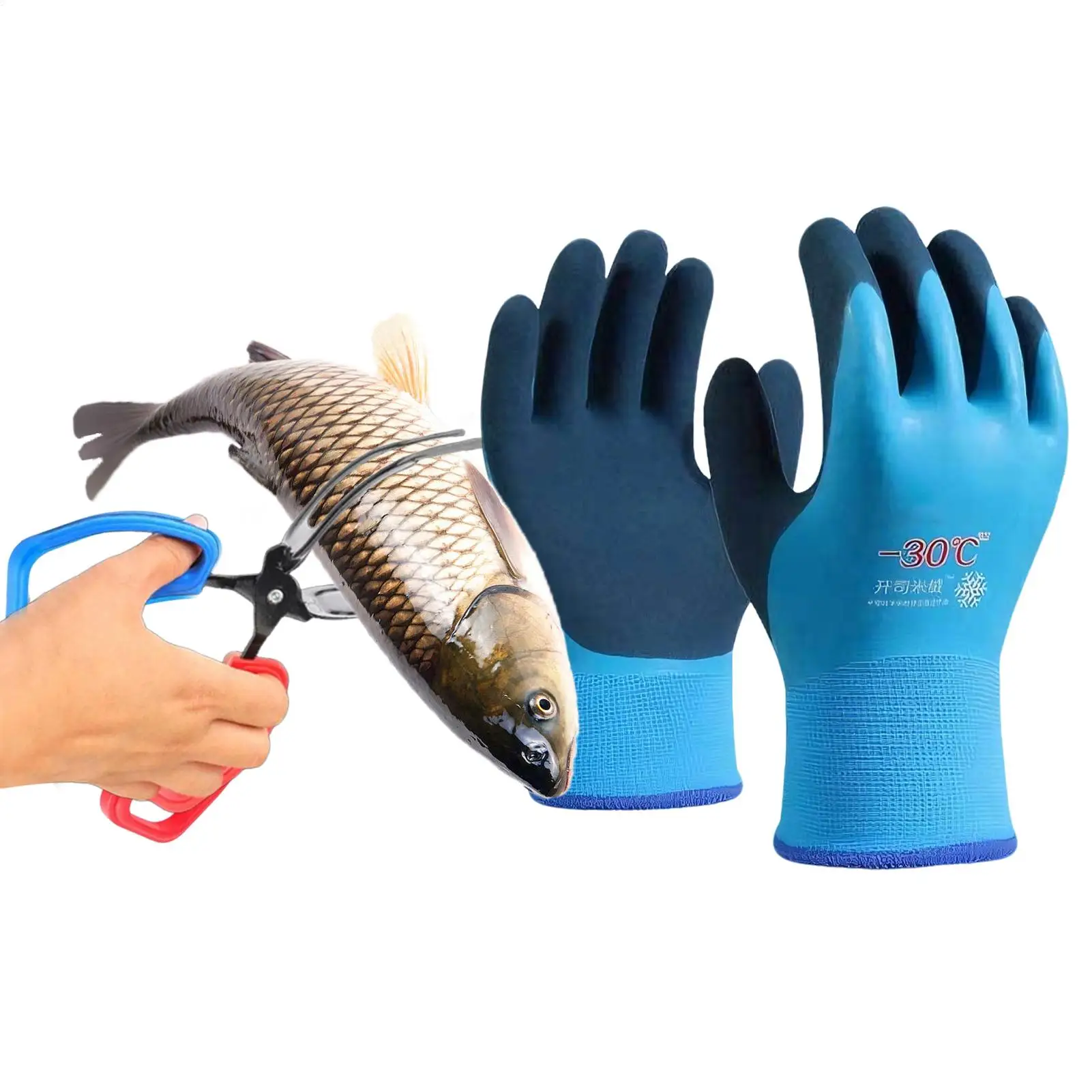 كماشة قابض السمك الاحترافية، مخلب قفل معدني للصيد الآمن وإطلاق حامل مضاد للعض لصيد الأسماك في المياه المالحة والمياه العذبة #2