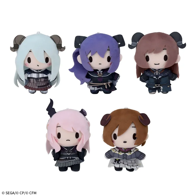 Sega Project Sekai Mini Plush Keychain Pendant Anime10CM Character Plush Toy Hanging Decor For Adult Anime Collectors Collection