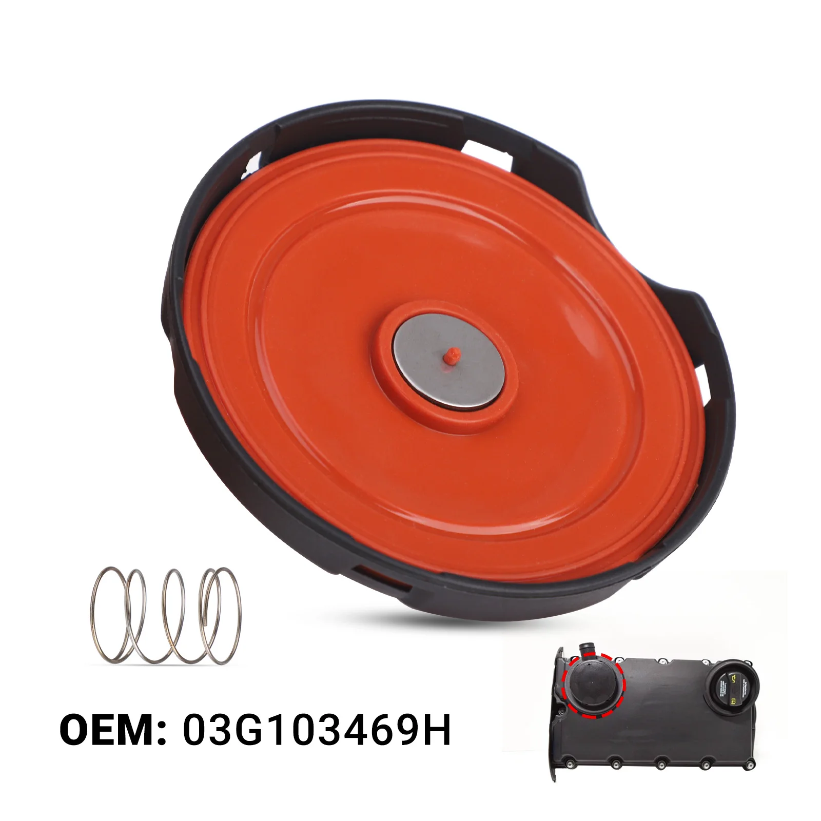 

Ремкомплект клапанной крышки PCV с мембраной для VW Sharan Transporter 5, Audi A4 A6 03G103469K 03G103469H 03G103475B, новый автомобильный двигатель